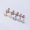 Tuerca trapezoidal grande y mediana de aleación de zinc, tuerca con dientes internos y externos, tuerca trapezoidal para muebles nuevos, cama blanda, tuerca especial adecuada