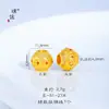 Puzuo Cor Forte Conserva Cor Dourado Areia Acessórios DIY Cravejado com Diamantes Contas Cilindricas Xiangyun Ruyi Pulseira Espaçadores Fio de Contas de Cristal Contas para Mulheres