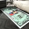 Alfombra de Dólares de Dibujos Animados Creativa Alfombrilla de Suelo de Billetes de Banco para Cocina Felpudo para Puerta de Entrada del Hogar Alfombrilla Resistente a Manchas para Baño