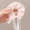 Anel de Cabelo Almofada Enchimento de Seda Dormir Sono Superdimensionado Zhang Xiaohui Intestino de Porco Temperamento Corda de Cabelo Flor de Cabeça Mulheres