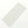 Venda Direta Oval Quadrado Adesivo à Prova de Umidade Gaxeta de Silicone Equipamentos Industriais Resistente a Altas Temperaturas Absorvente de Choque Pés de Silicone Brancos