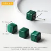 Coleção de Contas Espaçadoras Cubo de Cristal Natural, Acessórios para Joias DIY Feitos à Mão, Contas Soltas Cubo de Ágata para Pulseira, Acessórios Atacado