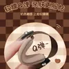 Base de Maquillaje Líquida con Polvo de Galleta de Chocolate para Fijar el Maquillaje, Polvo Fácil de Aplicar, Corrector de Maquillaje de Doble Uso Húmedo y Seco