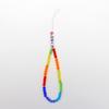 Cuentas de colores mixtos cadena para teléfono móvil color bohemio cuerda para teléfono móvil personalidad arcilla polimérica suave cadena para teléfono móvil de cristal joyería con cuentas