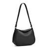 Bolsos de Piel de Vaca de Primera Capa de Gran Capacidad para Mujer Tipo Concha Nuevo Popular Bolso Cruzado Casual Bolso de Hombro Único Bolso de Axila