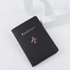 Nueva Bolsa de Documentos de Viaje para Pasaporte de Avión de Cuero Rosa Transfronteriza PU Ranura para una Tarjeta Portapasaporte Cubierta de Pasaporte En Stock