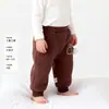 Calça Casual de Veludo Austríaco Dupla Face para Bebê Outono e Inverno Calças para Meninos Leggings para Meninas Calças de Outono para Crianças Engrossadas
