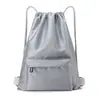 Bolsa con cordón de tela Oxford, producto nuevo transfronterizo con logo impreso, mochila informal unisex con cordón portátil, bolsa de senderismo de gran capacidad