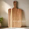 Bancada Redonda de Madeira de Acácia para Pizza, Carne, Pão - Corte Ocidental, Cozinha Doméstica, Bandeja para Assar Bolo - Venda Quente Transfronteiriça