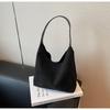 Bolso de Hombro de Lona para Mujer Estilo Coreano de Nicho para el Brazo, Modelo Nuevo Verano 2025, Bolso de Hombro Simple de Gran Capacidad, Moderno