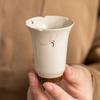 Taza de Incienso de Orquídea Pintada a Mano de Fábrica Taza Maestra para Mujer Juego de Té de Cerámica Taza para Beber Té Kung Fu Taza de Té Pequeña Taza de Té