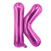 Balão de carta inglesa transfronteiriço de 16 polegadas Rosa Balão de corpo vermelho Decoração de casamento de festa de aniversário infantil