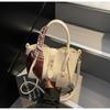 Bolso Casual Transfronterizo para Mujer 2026 Nuevo Estilo, Elegante y Versátil, de un Solo Hombro Cruzado Diseño Coreano Bolso Cubo