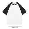 Camiseta de manga corta estilo americano Yupai personalizada, diseño impreso, para padres e hijos, estudiantes, corte holgado, moderna, raglán, personalización