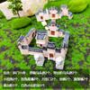 Modelo de Casa Huizhou em Estilo Chinês Jiangnan Construção de Casa Micro-Paisagem Pequenos Ornamentos Bonsai Aquário Rochoso Decoração de Paisagismo