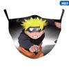Ventas Calientes Transfronterizas Ventas Directas de Fábrica Máscara de Algodón Anime Naruto Personalizada Moda A prueba de Polvo Máscara de Impresión Digital