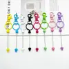 Chaveiro de Miçangas DIY Ponto de Artesanato Kit para Capa de Celular Fones de Ouvido Formato Simples Personalizado Chaveiro de Metal Colorido