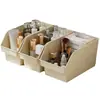 Cesta de Almacenamiento Inclinada, Contenedor Organizador Grande de Plástico PP, 28x15x13cm para Despensa de Cocina