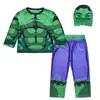 Traje Musculoso de Anime para Niños Halloween Traje de Pectorales de Superman Capitán América Spiderman Traje de Escenario Traje de Performance Niño