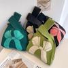 Nuevo Bolso de Punto Versátil de Moda, Bolso de Lana, Bolso Tote Casual, Bolso de Regalo para Mujer