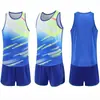Conjunto de Ropa de Atletismo para Hombres y Mujeres, Ropa de Entrenamiento Fitness, Chalecos, Ropa Infantil, Carreras de Distancia Corta, Maratón, Ropa Deportiva para Examen Físico y Competición