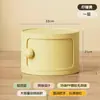 Mesa de Cabeceira Estilo Creme Criativa Cilindro Multicamadas Simples Pequeno Armário de Armazenamento Multicamadas para Quarto Armário de Armazenamento Decorativo