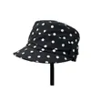 Boina retro de lunares estilo coreano con ala suave para mujer, versátil para primavera y verano, hace que la cara se vea más pequeña, sombrero para proteger del sol, fedora, sombrero de pescador
