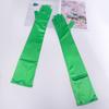 Luvas de Festa Sexy Femininas de Cetim Elástico de Seda Extralongas Transfronteiriças para Cosplay Halloween Jantar Performance Casamento