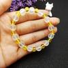 Pulsera de cristal esmerilado de 8 mm, no se decolora, alta imitación de cristal, pulsera de cristal artificial, venta al por mayor de fábrica