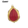Wt-P2071 Forma Clásica de Gota de Agua Esmalte de Colores Chapado en Oro de 18 Quilates Accesorios Colgantes para Pendientes DIY Decoración de Collares