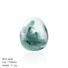 Ovo Pequeno em Forma de Ovo de Cristal Natural Transfronteiriço Páscoa Ágata Pássaro Esculpido Ovo de Pássaro Forma de Pedra Bruta Ornamento de Mão Ovo de Jade