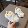 Zapatos Casuales Ligeros para Niños y Niñas Zapatos Deportivos de Primavera Otoño para Niños Velcro Zapatos Blancos Zapatos para Niños Suela Suave Blanco Individual