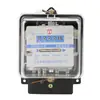 Medidor de energia elétrica transparente monofásico para uso doméstico 220V, contador de precisão para moradias alugadas, medidor elétrico de baixo consumo