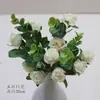 Materiales Florales Blancos para Bodas, Flores de Seda, Decoraciones de Techo para Salones de Bodas, Flores Artificiales, Flores para Arcos, Arreglos Florales, Arte Floral