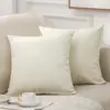 Almofada de linho de cor sólida para sofá, almofada para sala de estar, almofada grande para cabeceira, a capa não contém o enchimento de algodão e linho.