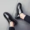 Nuevos Zapatos de Vestir para Negocios para Hombre, Casuales, para Boda, Novio, Británicos, que Aumentan la Altura, de Verano, Transpirables, para Jóvenes, de Punta Redonda, Zapatos para Hombre