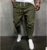 Comércio Exterior Transfronteiriço Verão Novo Masculino Algodão e Linho Calças Casuais Estilo Chinês Casual Simples Slim Fit Calças Cropped Calças de Barra Reta