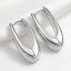 Pendientes en forma de U de estilo indiferente europeo y americano para mujer, sensación de alta gama, pendientes colgantes de lujo ligero, simples, de celebridad de internet, pendientes y accesorios exagerados al por mayor