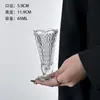 Jarrón de Vidrio Creativo Europeo para Encimera Decoración de Mesa de Noche en Casa Jarrón Decorativo Retro Exquisito para Tocador