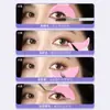 Delineador de ojos para principiantes, asistente multifuncional de maquillaje de ojos, pincel para sombra de ojos, rímel, deflector en forma de media luna, herramienta de maquillaje de belleza