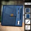 Cuaderno de Negocios Personalizado con Logo Imprimible, Actas de Reuniones de Oficina Corporativa, Libreta con Hebilla, Personalización de Cuaderno A5