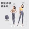 Pantalones de tiburón para mujer estilo 2026, sensación de segunda piel, leggings cropped de cintura alta para primavera y verano, pantalones de yoga finos, pantalones con sensación de segunda piel