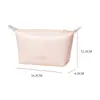 Bolsa de Dumpling de Água PU Impermeável Bolsa de Maquiagem Bolsa de Dumpling de Água de Arrepiar o Coração Bolsa de Armazenamento Portátil Conveniente Bolsa de Maquiagem Cor de Doce Grande Capacidade