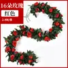 Cubierta de Conducto de Aire Acondicionado para Sala de Estar de Ratán Envuelta Alrededor de Rosa de Techo de Plástico Hojas de Vid Artificiales 45 Cabezas de Rosa Flores Falsas