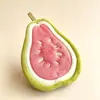 Toalla Pequeña de Terciopelo Coral con Frutas Transfronteriza, Pañuelo Colgable, Toalla de Mano Gruesa Absorbente para Cocina y Baño, Regalo Souvenir