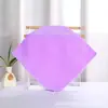 Pano de Limpeza Multiuso Toalha Absorvente Dropshipping Veludo Coral Pequeno Quadrado 30*30 Presente Liso Toalha de Saliva para Crianças