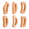 Masajeador gua sha creativo de madera maciza personalizado con estimulación de meridianos, varios estilos disponibles, admite diseños y muestras personalizadas, el fabricante ofrece grandes cantidades