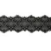 10 cm de nailon de seda con doble pestaña elástica, encaje pequeño para vestido de novia, encaje de pelo fresco pequeño con puntos