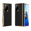 Para Huawei MateX2 Funda de Teléfono de Cuero Genuino X3 Funda Película Integrada MateX3 Edición Coleccionista Piel de Vaca Funda Protectora Anti-caídas