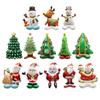 Venta caliente variedad base de pie Santa muñeco de nieve árbol reno globo de película de aluminio decoración de fiesta de carnaval de Navidad